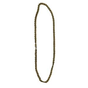 Vtg Trifari Gold Tone Rope Chain Necklace 22” Spiral Twist Link Signed chunky